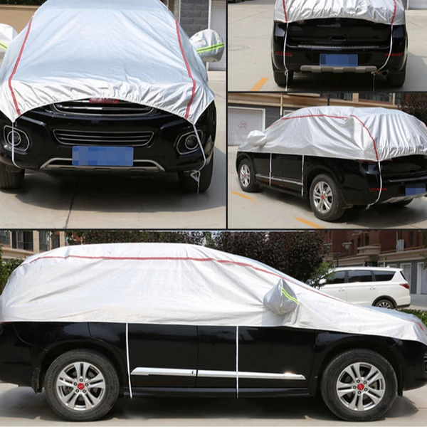 AutoVioro Wasserdichte Autoabdeckung | UV- & Hitzeschutz | Windfest & Diebstahlsicher | Nano-Oxford-Gewebe