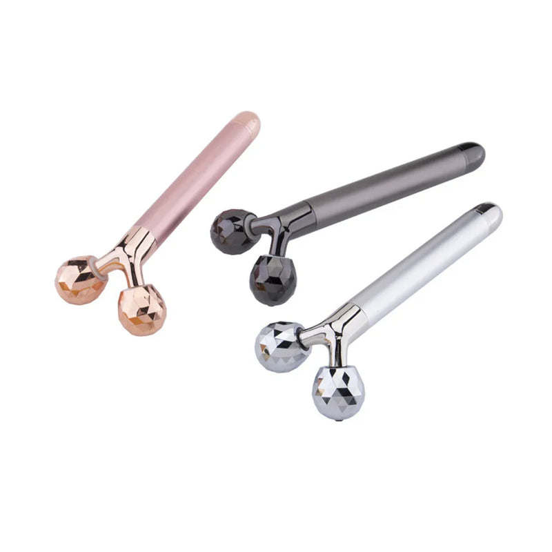 SkinVella 3D Massage-Roller für Gesicht & Körper | Hautstraffung & Anti-Aging | 360° Rotation | 15,5 cm
