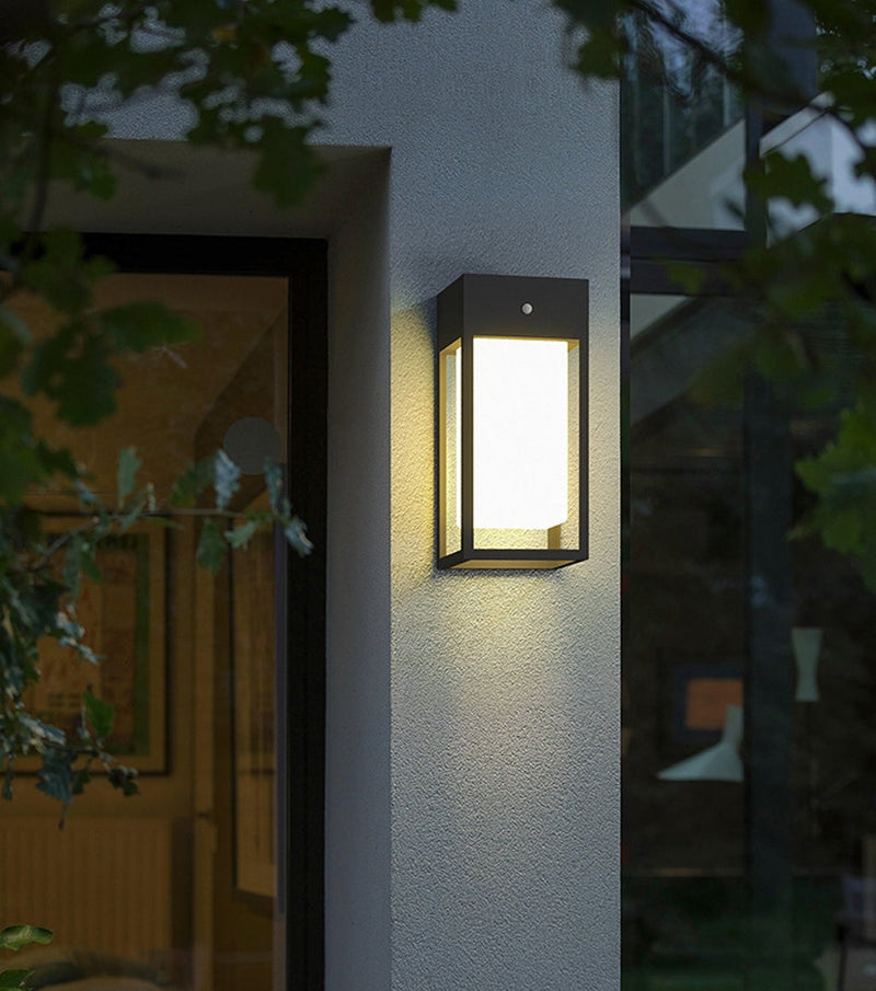 Solar-Wandleuchte LumiVita | Mit Dämmerungssensor | Edelstahl & Aluminium | IP65 Wetterfest | LED Warmweiß