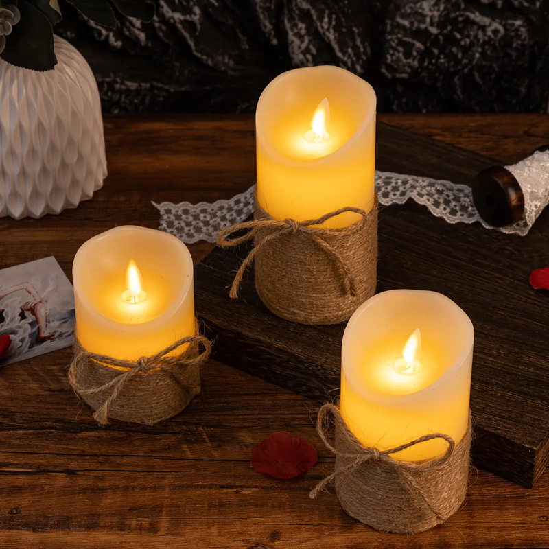 LED Kerzen LumiFlame | Flackernder Echtwachseffekt | Sicher & Energiesparend | Verschiedene Größen & Designs