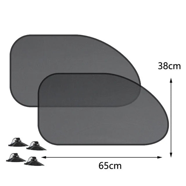 Shadelex ProShield Auto Sonnenschutz Set | Für Front-, Heck- & Seitenfenster | 99 % UV-Schutz | Mit Saugnäpfen | Faltbar & hitzereduzierend