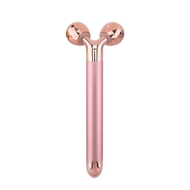SkinVella 3D Massage-Roller für Gesicht & Körper | Hautstraffung & Anti-Aging | 360° Rotation | 15,5 cm