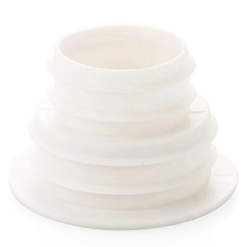 Drainiva Silikon-Abdichtungsring für Abflussrohre | Geruchsstopp & Rückfluss-Schutz | Für Küche, Bad, Waschmaschine – 6×3,9×3,8 cm