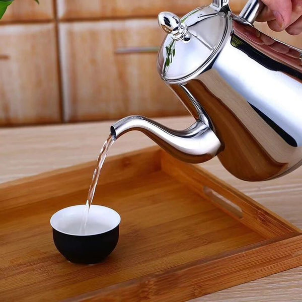 Boilivia Wasserkocher aus Edelstahl | Abnehmbar & Ergonomisch | 1,2 L Fassungsvermögen | Modernes Design