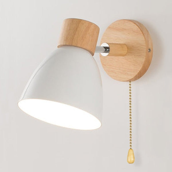 Wandlampe Nordlicht | Modernes Holzdesign | 6 Farben | Minimalistisch & Warm
