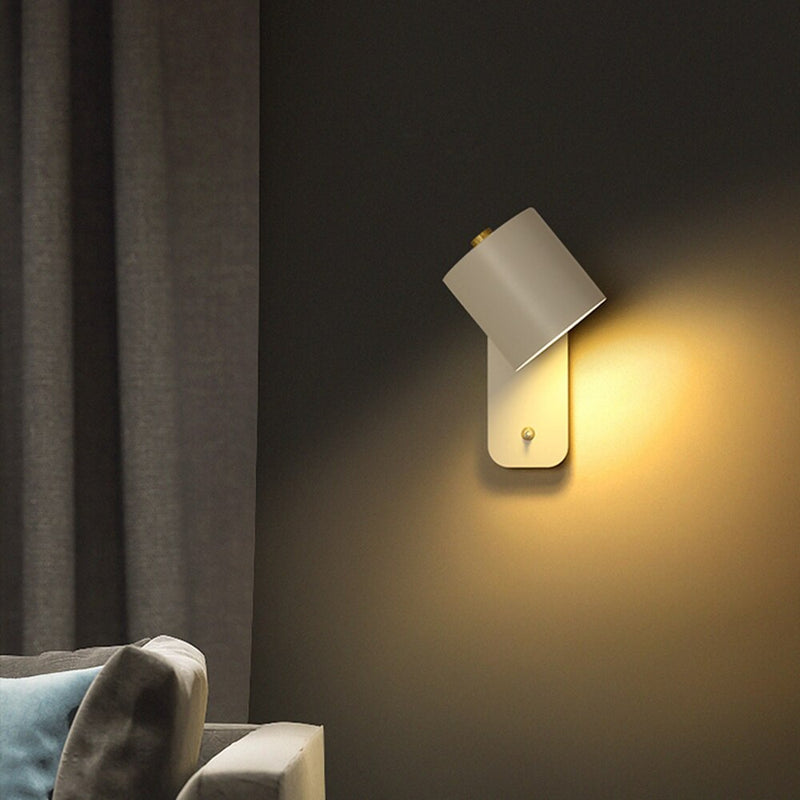Lumiéra LED Wandleuchte | Modernes Design mit Schalter | Metall | Warmes Raumlicht