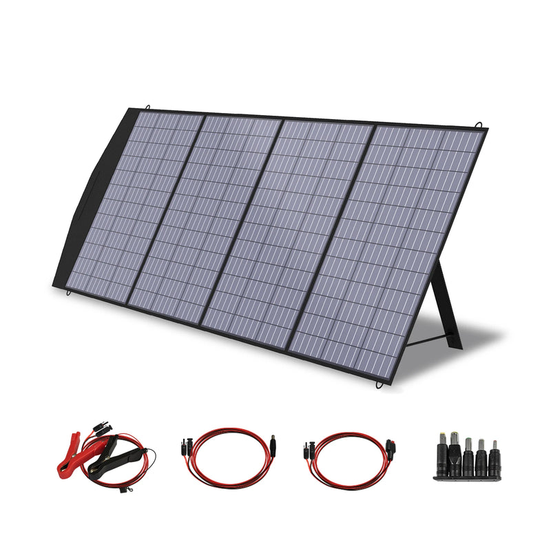 Faltbares Solarpanel SolNova Pro | 100W / 140W / 200W | Hoher Wirkungsgrad | IP67 Wasserdicht | Für Camping, Balkon & Off-Grid
