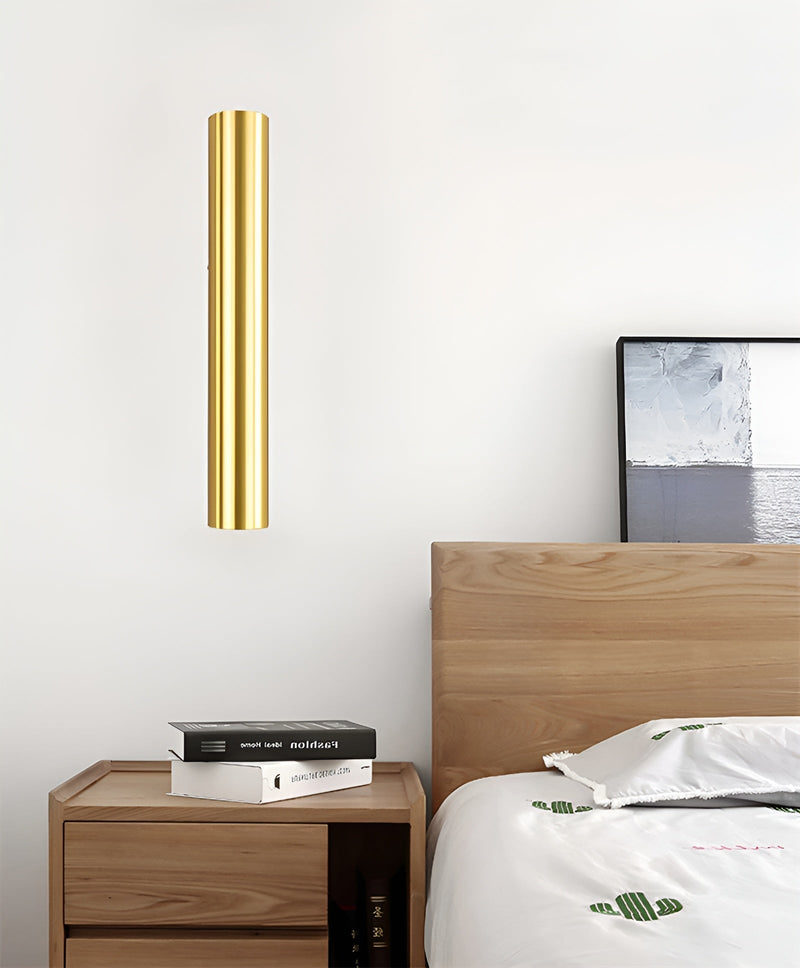 Wandleuchte LUMOREA | Goldfinish aus Aluminium | COB-LED-Technologie | Erhältlich in 15–60 cm