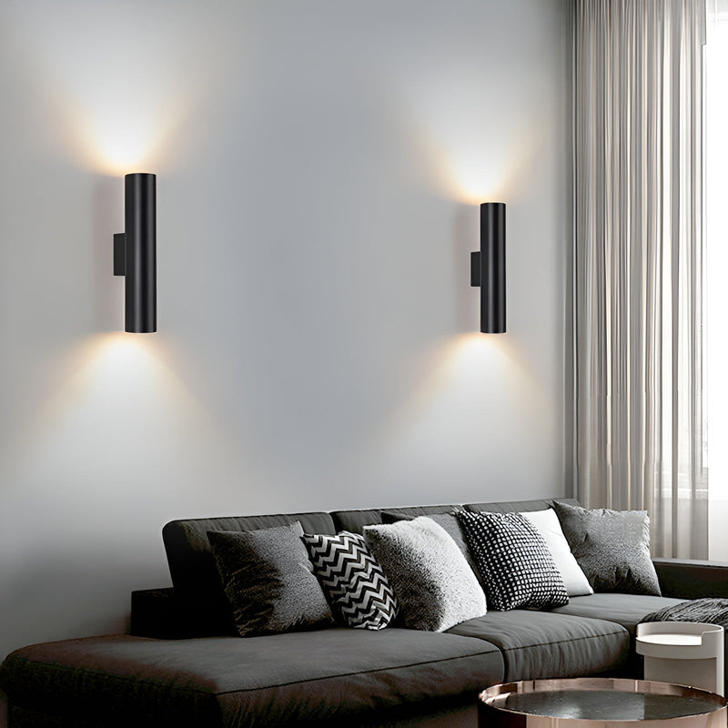 Wandleuchte LUMOREA | Goldfinish aus Aluminium | COB-LED-Technologie | Erhältlich in 15–60 cm