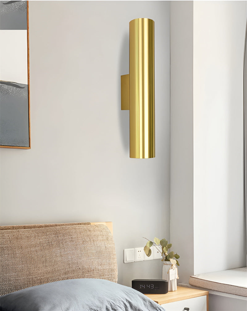 Wandleuchte LUMOREA | Goldfinish aus Aluminium | COB-LED-Technologie | Erhältlich in 15–60 cm