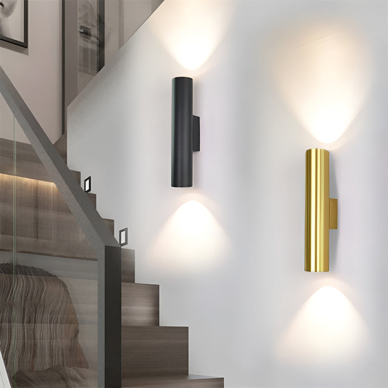 Wandleuchte LUMOREA | Goldfinish aus Aluminium | COB-LED-Technologie | Erhältlich in 15–60 cm