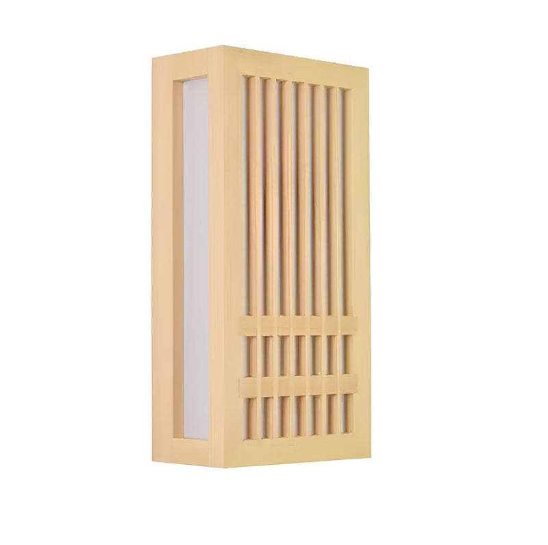 Wandleuchte YUKANARI | Japandi-Stil | Holz & Acryl | Warmes LED-Licht | 30 cm / 50 cm Breite