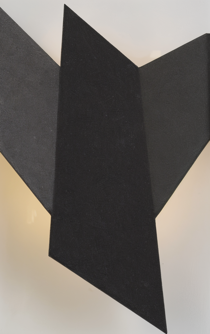 Wandleuchte TSURINA | Japanisch inspiriertes Origami-Design | LED E27 | 3 Lichtfarben | 34x16,5 cm
