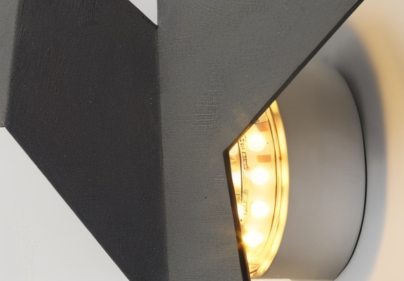Wandleuchte TSURINA | Japanisch inspiriertes Origami-Design | LED E27 | 3 Lichtfarben | 34x16,5 cm