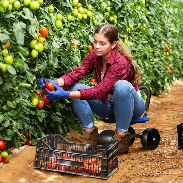 GrowGlide – Der drehbare Gartenhocker!