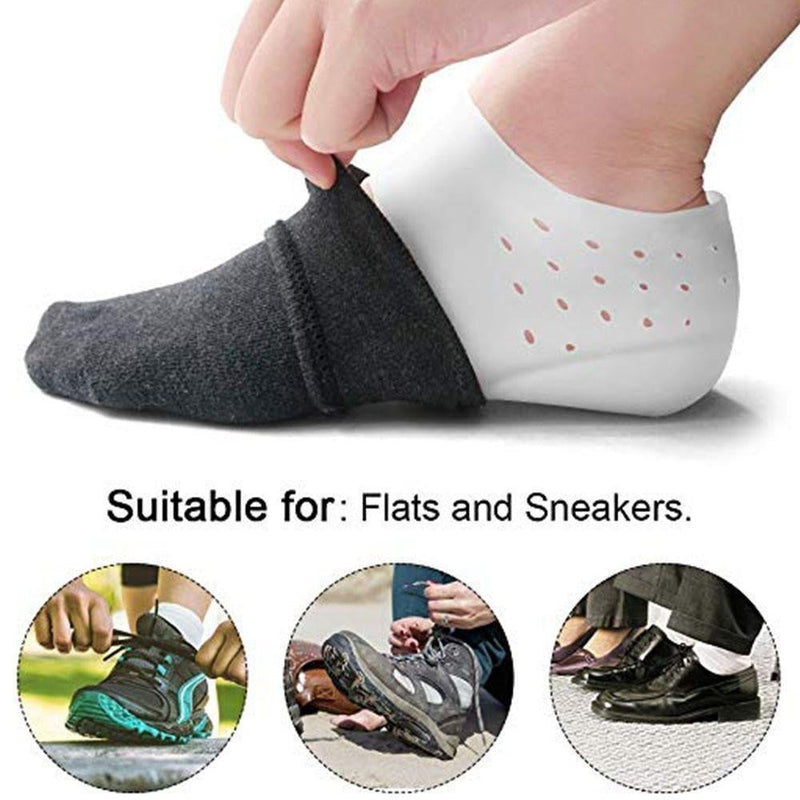 Elevana LiftPads Erhöhende Schuheinlagen | Unsichtbare Höhensteigerung | Ergonomisch & Bequem | Silikon