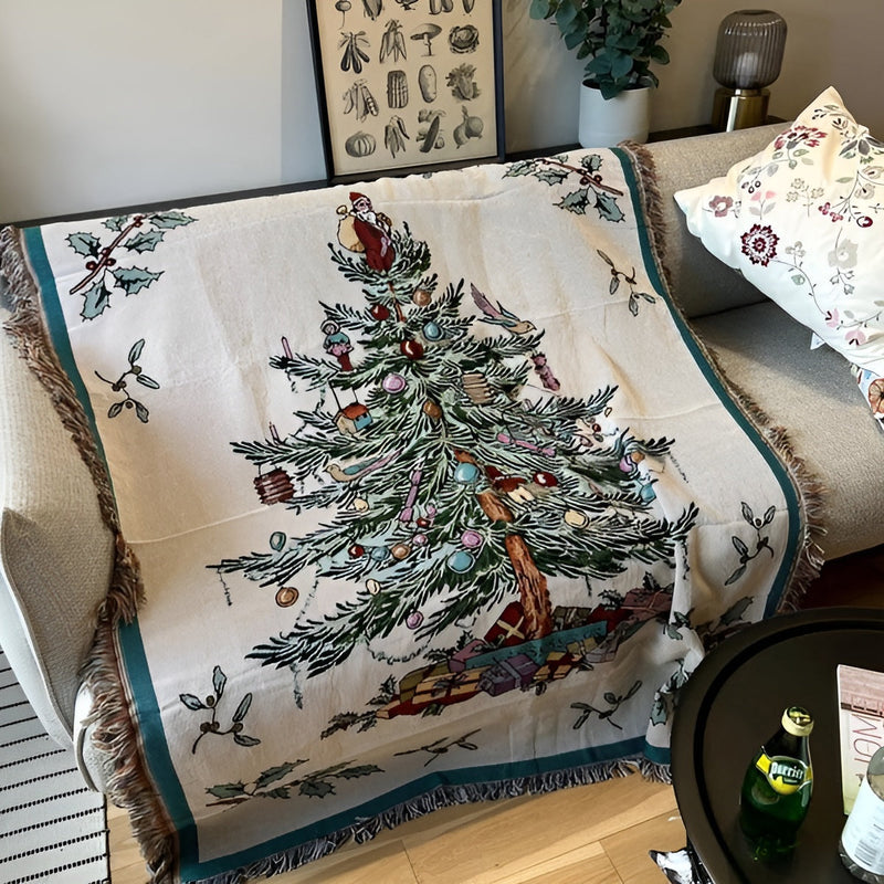 Weihnachtsdecke NutriaHome | Nussknacker-Motiv | Kuscheliges Fleece | Warm, Weich & Stilvoll für die Feiertage