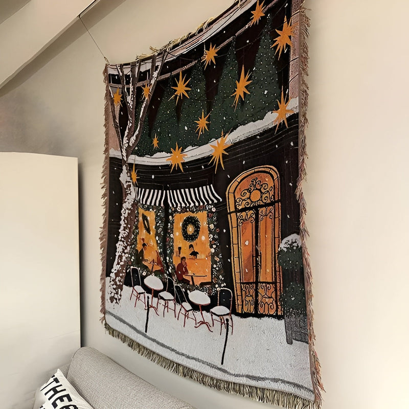 Weihnachtsdecke NutriaHome | Nussknacker-Motiv | Kuscheliges Fleece | Warm, Weich & Stilvoll für die Feiertage