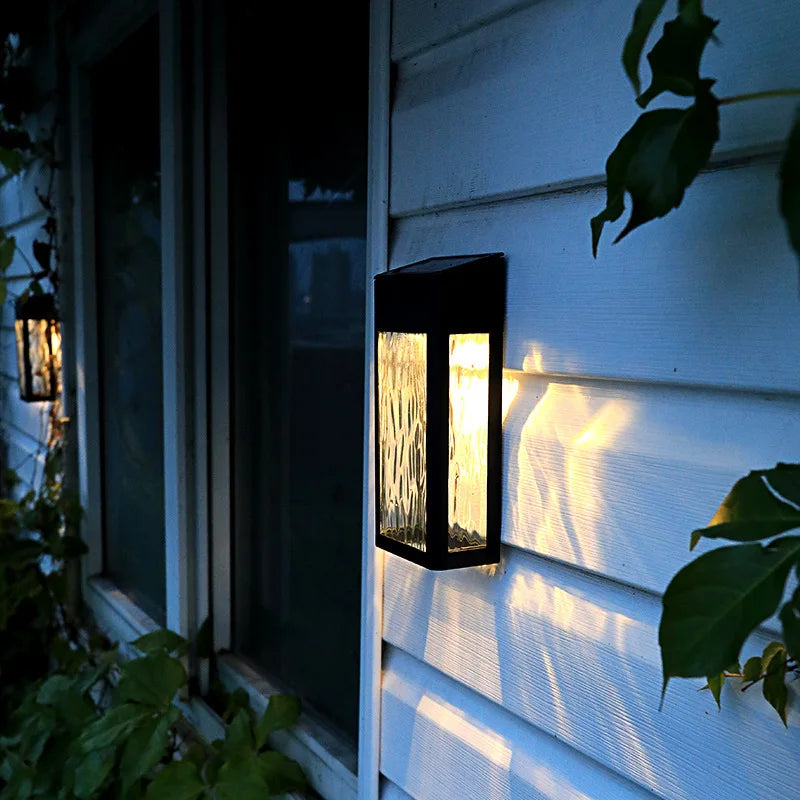 Solura Wandlampe | Solar LED Außenleuchte | Elegant & Energieautark | 23 cm Höhe