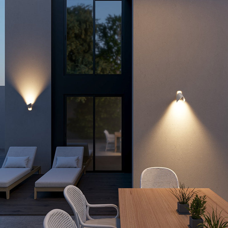 LED Wandleuchte AXIVIA | Schwenk- & neigbar | Warmweiß 2700K | IP65 Außenbereich | 16,5x10,5x11,5 cm