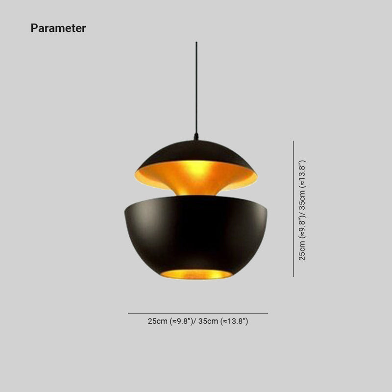 LED Hängeleuchte LumiAstra | Modernes Design | Höhenverstellbar | Metall Schwarz-Weiß