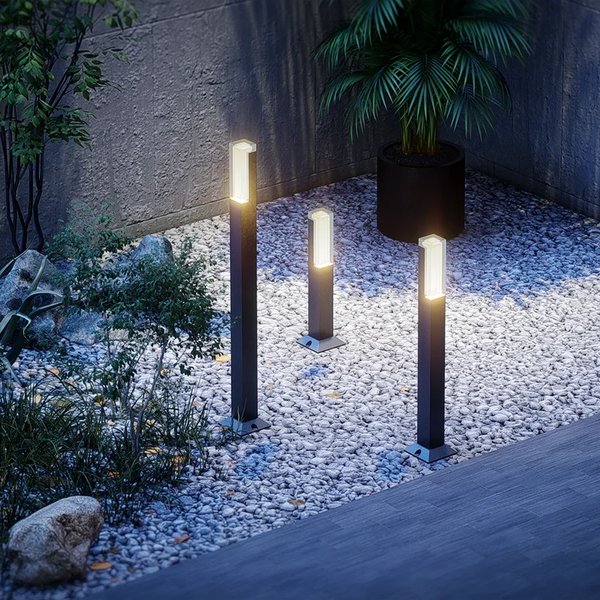 LED Gartenleuchte LumiPath | Wasserdicht IP65 | Aluminiumgehäuse | 30 cm / 50 cm Hoch