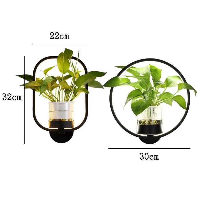 GlowPlant – Wandlicht mit Stil & integriertem Pflanzgefäß