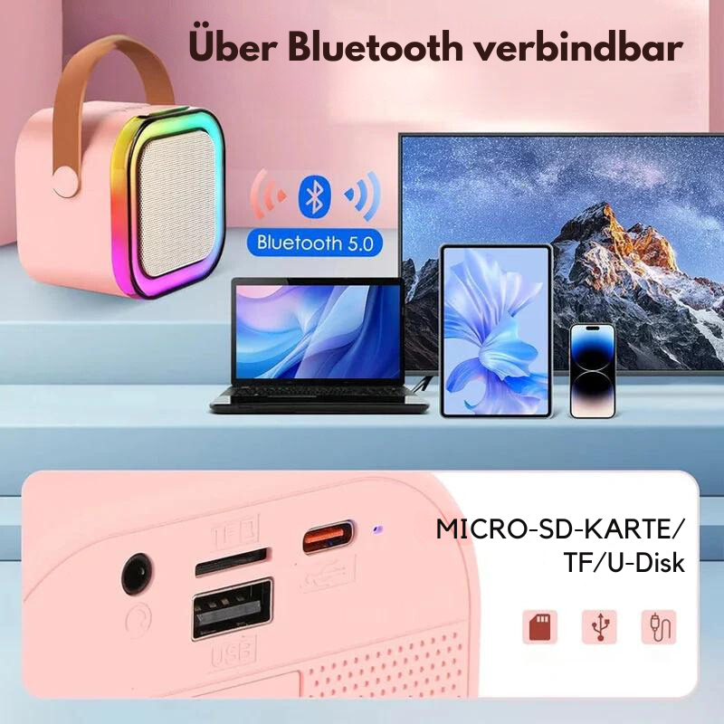 SongBeam – Die kompakte Karaoke-Show für Zuhause & unterwegs!