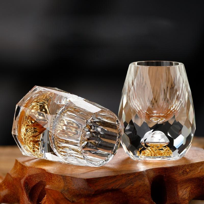 GemChisel - Luxuriöses Kristall-Schnapsglas