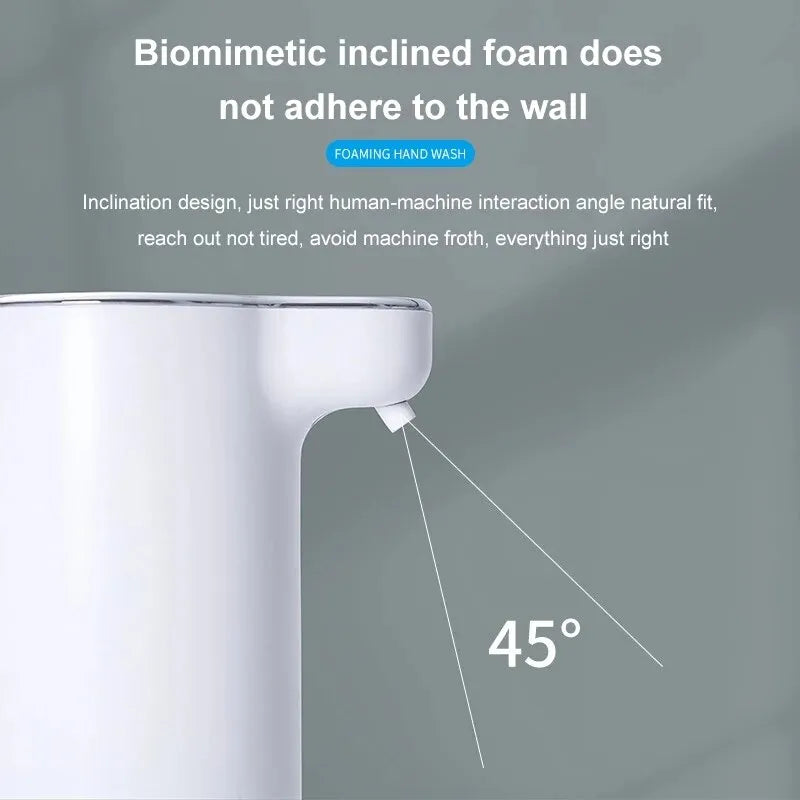 Kontaktloser Seifenspender Hygisense FoamTouch | Automatischer Schaumspender | 300 ml | Weiß | Für Bad, Küche & Gewerbe