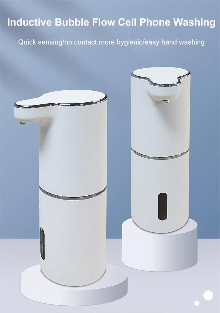 Kontaktloser Seifenspender Hygisense FoamTouch | Automatischer Schaumspender | 300 ml | Weiß | Für Bad, Küche & Gewerbe