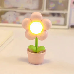 Tischlampe Florya BloomLight | Blütenform | Sanftes Stimmungslicht | Kompakt & Dekorativ | Für Schlafzimmer, Wohnzimmer & Kinderzimmer