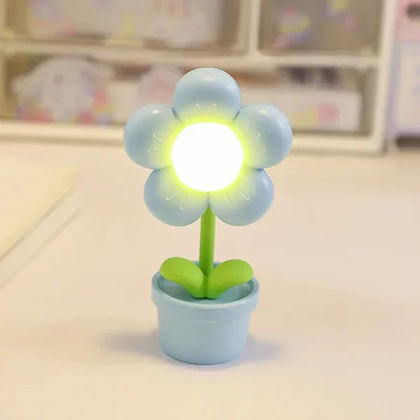 Tischlampe Florya BloomLight | Blütenform | Sanftes Stimmungslicht | Kompakt & Dekorativ | Für Schlafzimmer, Wohnzimmer & Kinderzimmer