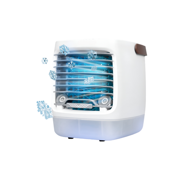 Arctelio Mini Luftkühler mit PolarWave-Technologie | Extrem Leise & Wiederaufladbar | Tragbar & Energiesparend | Für Büro, Schlafzimmer & Unterwegs