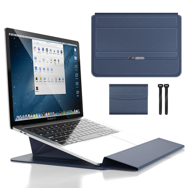 Valvora Laptop Sleeve 3-in-1 | Wasserfest & Stoßfest | Leicht & Elegant | Mit Zubehörfach