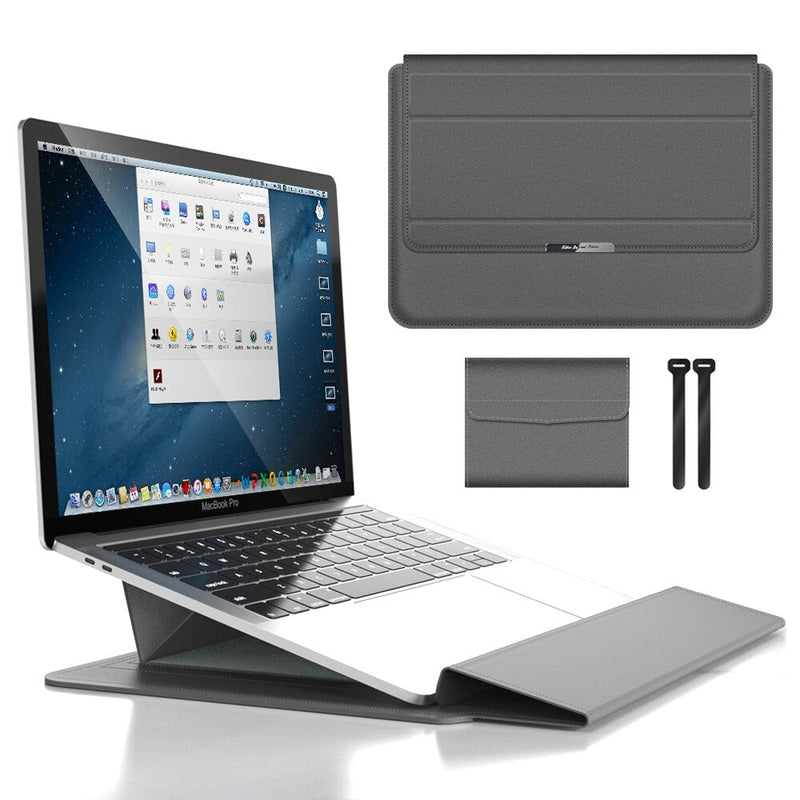 Valvora Laptop Sleeve 3-in-1 | Wasserfest & Stoßfest | Leicht & Elegant | Mit Zubehörfach