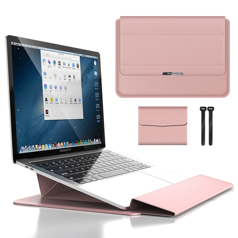 Valvora Laptop Sleeve 3-in-1 | Wasserfest & Stoßfest | Leicht & Elegant | Mit Zubehörfach