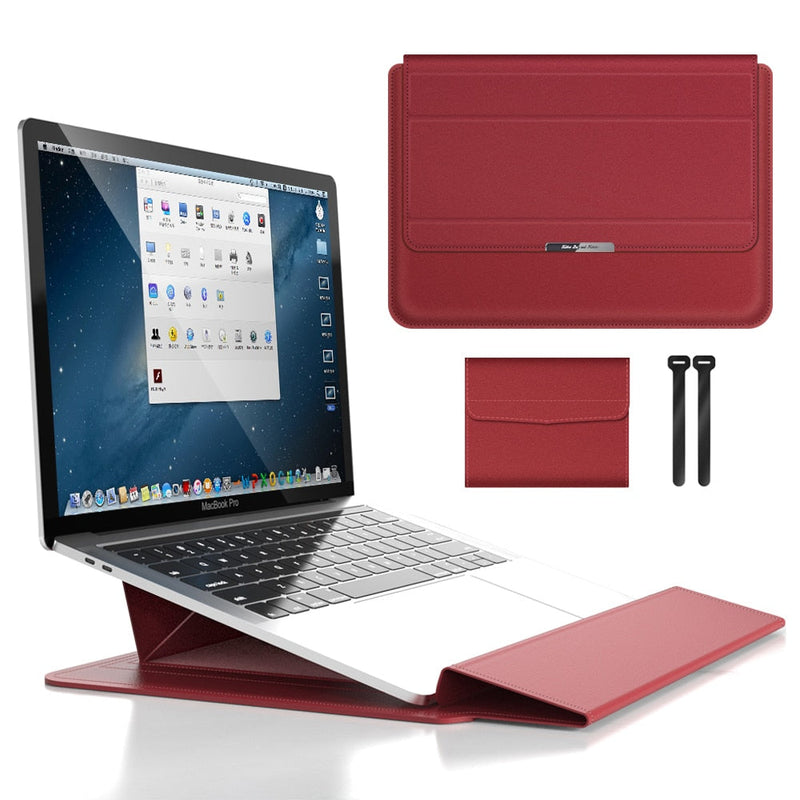 Valvora Laptop Sleeve 3-in-1 | Wasserfest & Stoßfest | Leicht & Elegant | Mit Zubehörfach