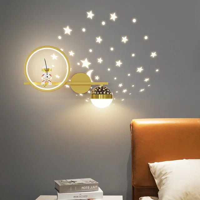 Lumibino Kinder Wandleuchte | Warmweißes Licht | Kindgerechtes Design | 40×31,5×13 cm