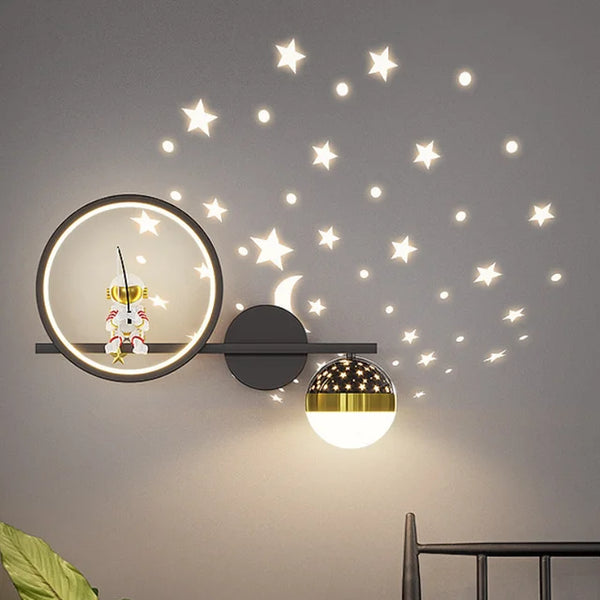 Lumibino Kinder Wandleuchte | Warmweißes Licht | Kindgerechtes Design | 40×31,5×13 cm
