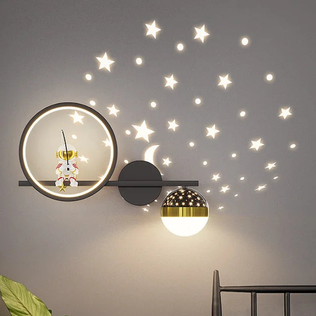 Lumibino Kinder Wandleuchte | Warmweißes Licht | Kindgerechtes Design | 40×31,5×13 cm