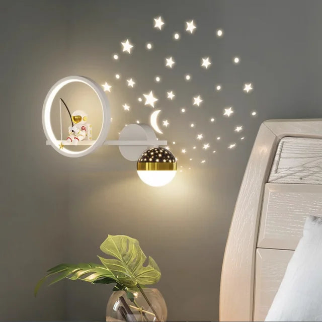 Lumibino Kinder Wandleuchte | Warmweißes Licht | Kindgerechtes Design | 40×31,5×13 cm