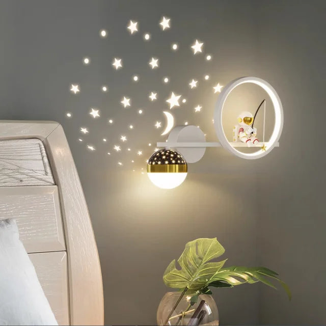 Lumibino Kinder Wandleuchte | Warmweißes Licht | Kindgerechtes Design | 40×31,5×13 cm