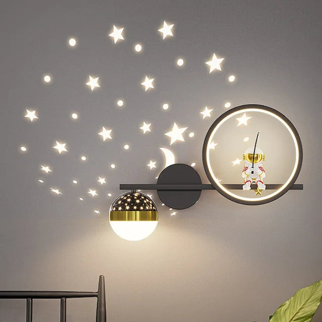 Lumibino Kinder Wandleuchte | Warmweißes Licht | Kindgerechtes Design | 40×31,5×13 cm