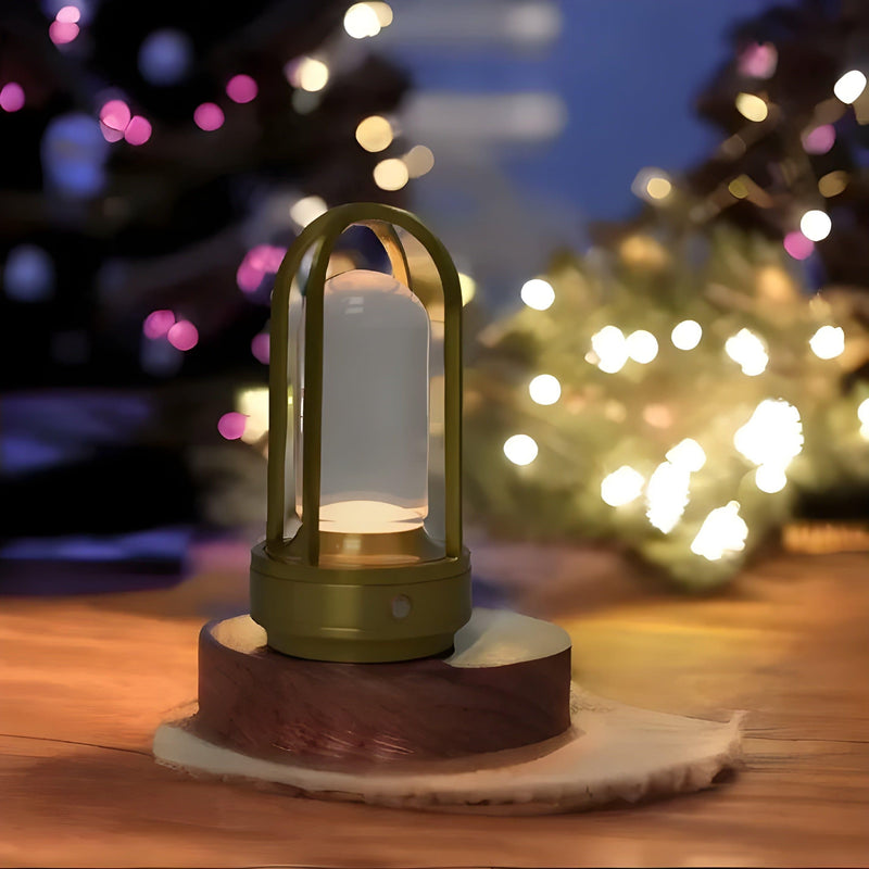 Lumavelle Kabellose LED-Tischlampe | Touch-Dimmbar | 30 cm Höhe | Modern & Elegant | Gold/Schwarz/Silber