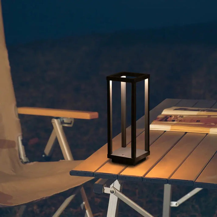 Alunora FlexLED Tischlampe | Dimmbar & Wiederaufladbar | Modernes Design | Für Innen & Außen | Bis zu 10h Lichtdauer