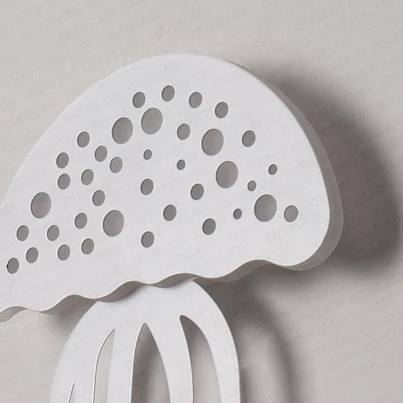Medulux Wandleuchte Qualle | Organisches Ozean-Design | LED 2835SMD | 21 cm Durchmesser | Sanftes Stimmungslicht
