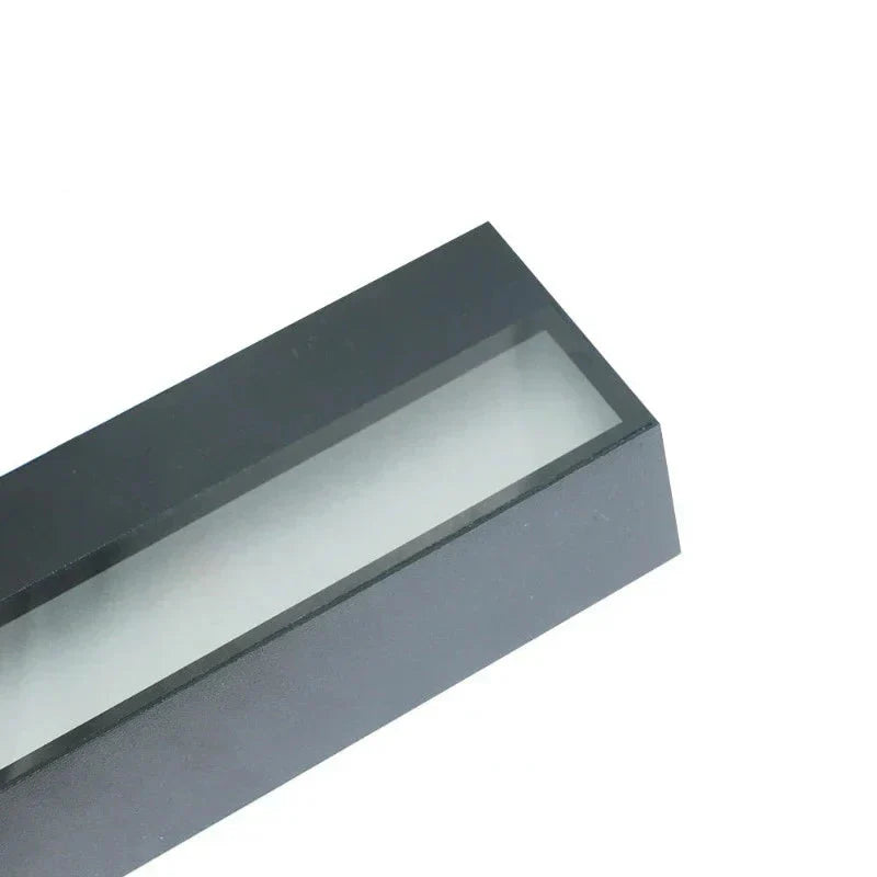 Noxaro LED Außenwandleuchte | Modern & Energieeffizient | Wasserdicht & Langlebig | 30 cm Schwarzglas-Design