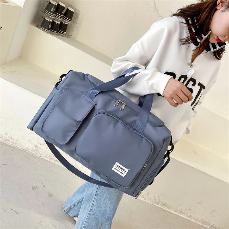 Traventix Reisetasche mit Mehrfachfächern | Wasserdicht & Leicht | Sport-, Fitness- & Weekender-Tasche für Damen & Herren