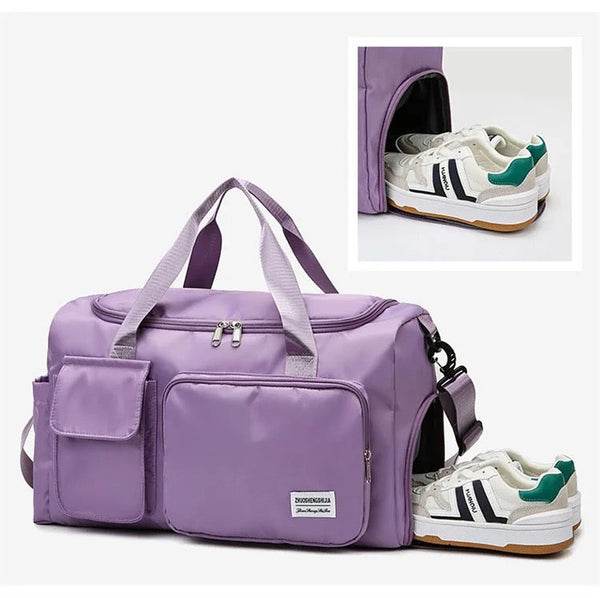 Traventix Reisetasche mit Mehrfachfächern | Wasserdicht & Leicht | Sport-, Fitness- & Weekender-Tasche für Damen & Herren
